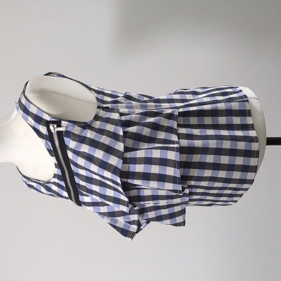 Vintage JC de Castelbajac Sleeveless Checkered Blouse - Picture 4 of 14